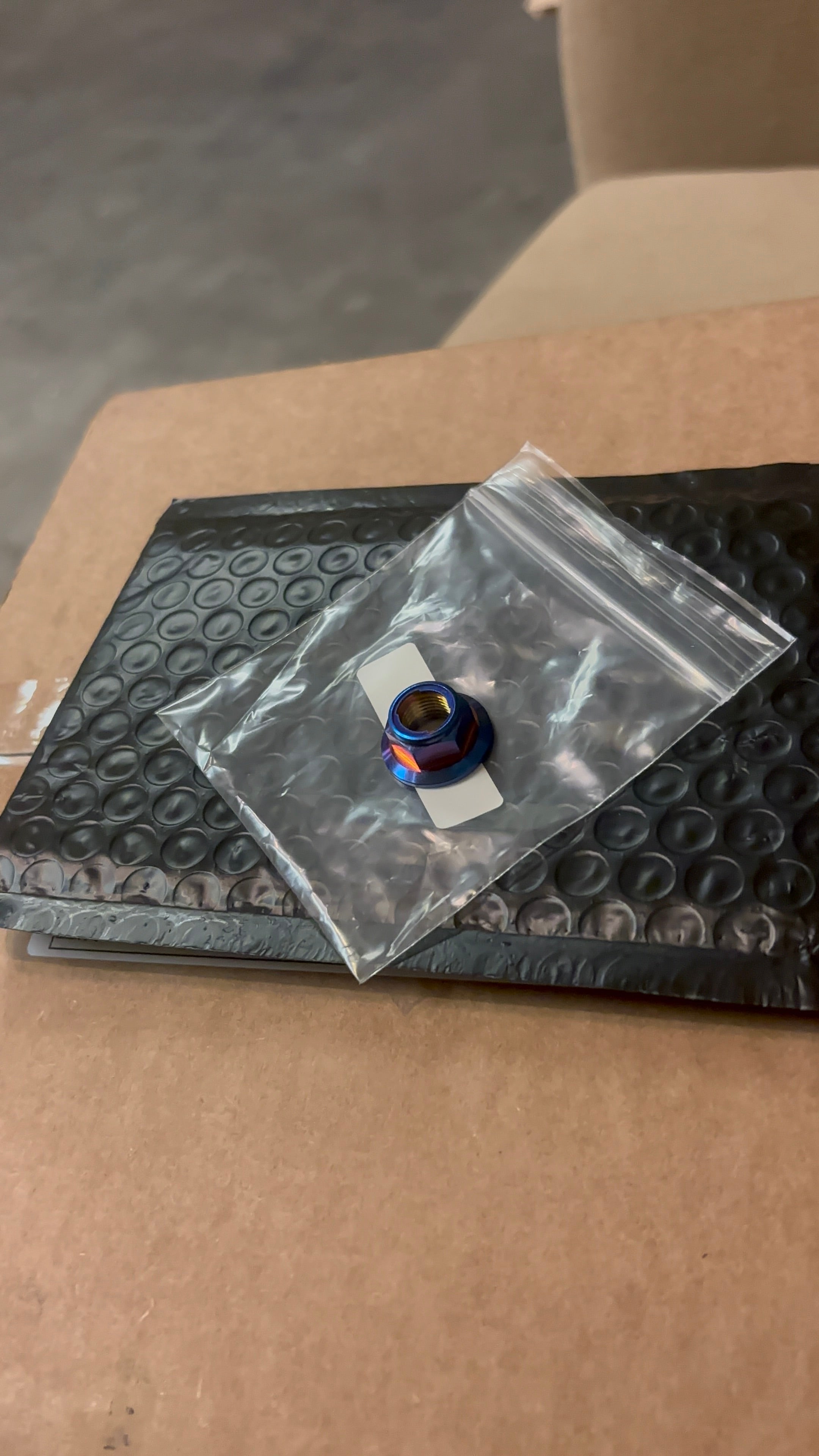 Titanium Jackshaft Nut for Surron, Segway, E-ride Pro