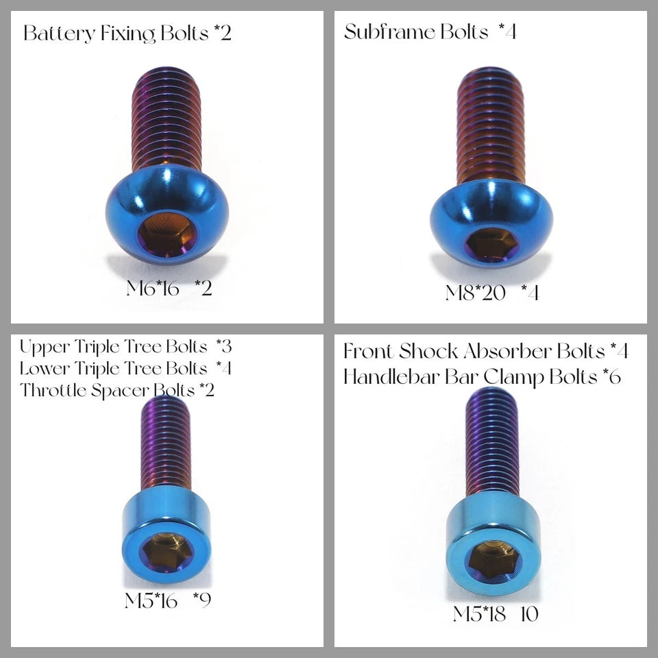 Talaria X3/Mx4/mx3 Titanium Full Kit