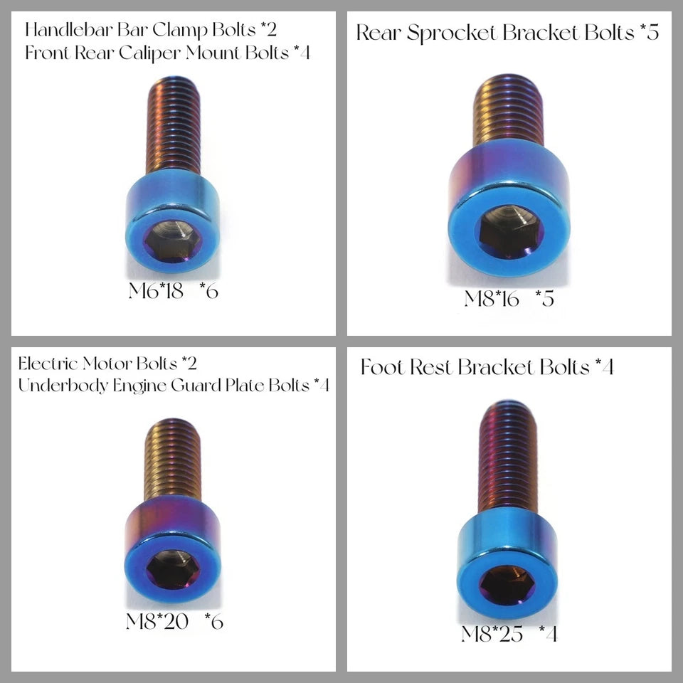 Talaria X3/Mx4/mx3 Titanium Full Kit